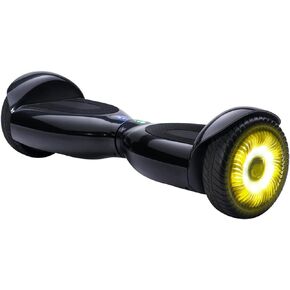 Jetson Hoverboard - Zone Hoverboard with Off-Road All-Terrain Wheels - Lightweight Black Hoverboard with Light Up LED Wheels - Heavy Duty Self-Balancing Smart Hoverboard