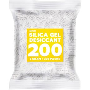 100 Packets 2 Gram Silica Gel Desiccant Absorber Dehumidifiers in Kuwait