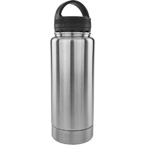 Southern Homewares Stainless Steel Drinking Tumbler Bottle Diversion Safe Stash and Hide Small Valuables Money Keys Jewelry Silver 12 Ounce