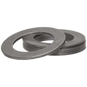 Steel Arbor Shim Assortment Kit, Matte, Full Hard, AISI 1008-1010 For Chemistry, 1'' ID, 1-1/2'' OD (Pack of 19)