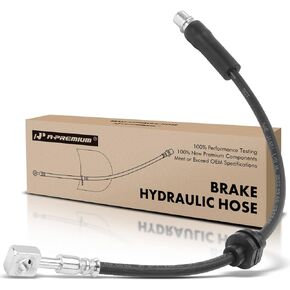 A-Premium Front Brake Hydraulic Hose Compatible with Select Chevy, Buick, Cadillac and Saab Models - Malibu 2013-2016, Malibu Limited 2016, Impala 2014-2018, LaCrosse 2010-2016, Allure, Regal, 9-5