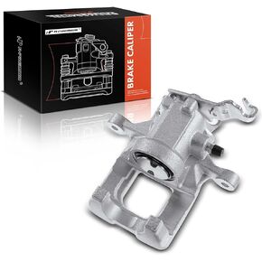 A-Premium Disc Brake Caliper Assembly Without Bracket Compatible with Select Audi and Volkswagen Models - A3, A3 Quattro, Beetle, Eos, Golf, Golf SportWagen, For Jetta, Passat - Rear Left Driver Side
