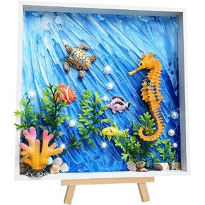 DIY Birthday Cake Mosaic Painting Kit, DIY Mosaic Arts and Craft Kits with Cream Glue Accessories, Handmade Sticker Painting Kit for Boys, Girls, Adults, Birthday Gift, Room Decor