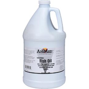 AniMed Fish Oil Cold Water Fish Oil for Horses, 1-Gallon