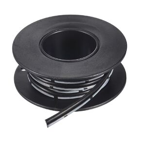 MECCANIXITY 22AWG كابل شريط سيليكون 2Pin 22 قياس كابل مسطح سلك سيليكون مرن 10 متر / 32.8 قدم سلك نحاسي أسود مجدول لطائرة نموذجية، سيارة نموذجية، جهاز كهربائي