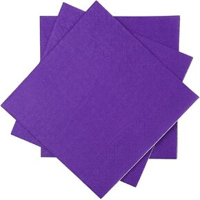 24 colors Cocktail Napkins 5 * 5inch disposable Beverage Napkin paper for Cocktail, Wedding, Dinner，Brithday Party Dessert Wine Paper Napkins（ 120 Count）