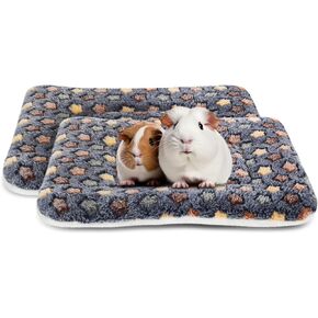 2 Pack Guinea Pig Bed - 10 x 13 Inch Guinea Pig Pee Pads Bedding - Washable and Thickness Upgrade