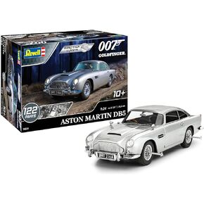 Revell 14554 Aston Martin DB5 James Bond 007 Goldfinger 1:24 Scale 122-Piece Skill Level 2 Model Car Building Kit, Silver