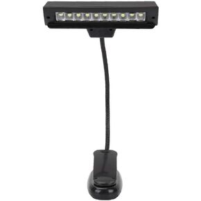 VBESTLIFE Music Stand Light, Portable Clip-on Position Adjustable LED Musician Lamp Reading Light for Music Stands Pianos Work Tables Desks Reading