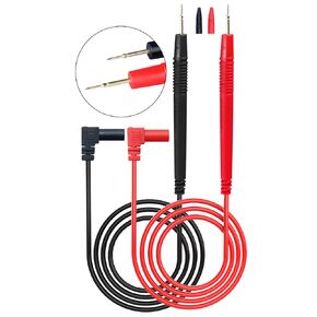 HengTianMei Soft Silicone Multimeter Test Leads, Accurate Reading for Precise Testing, CAT IV 1000V 20A, Banana Plug 4 MM, with Replaceable Precision Bit, for Electronic Multimeter Digital Clamp