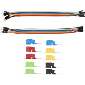 SDK08 Test Clip, Ultra Small Clip Chip Foot Clip Micro IC Clamp for SOIC TSSOP TSOP SSOP MSOP PLCC QFP TQFP LQFP SMD IC Test Chip