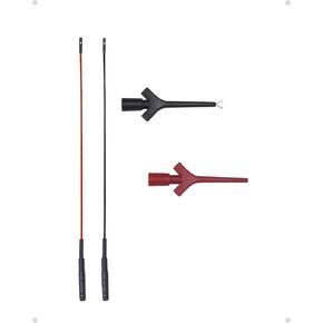 BOCEUC Multimeter Test Hook Clip, Mini SMD Grabber Test Clip with Lead to 2mm Jack Socket, Test Lead Minigrabber for Logic Analyzer