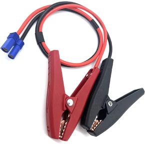 JIECHUN Jump Starter Cable Booster Clamp Cable Replacement Alligator Clamp Booster Battery Clips EC5 Connector with 12 AWG Wire