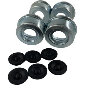 xyocx Replacement Axle Dust Cap 4 Grease Cover Extra Rubber Plug 6 for 2.72" Dexter EZ Lube Trailer Axle Dust Cap