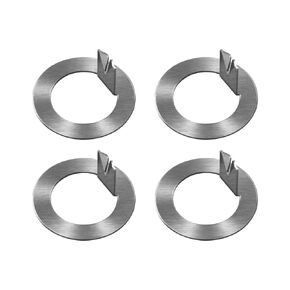 SAQXK Pack of 8 Trailer Wheel Spindle Tang Washer Fits for EZ Lube Spindle Axle 2K to 7K Replacement Spindle Tang Washer Inner Diameter 1"