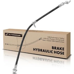 A-Premium Rear Passenger Brake Hydraulic Hose Compatible with Select Toyota and Lexus Models - Highlander 2004-2007, Venza 2009-2015, RX330 2004-2006, RX350 2007-2009, RX400h 2006-2008, AWD Only