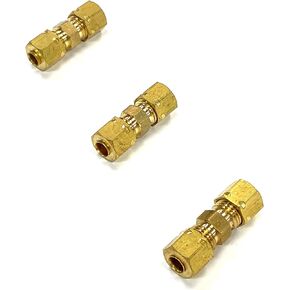 The Stop Shop Brass 10mm Compression Union (Pack of 3)