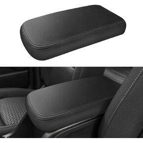 INTGET Center Console Cover for 2015-2021 2022 Chevy Colorado/GMC Canyon Accessories Leather Armrest Cover Middle Console Cover Console Lid Protector