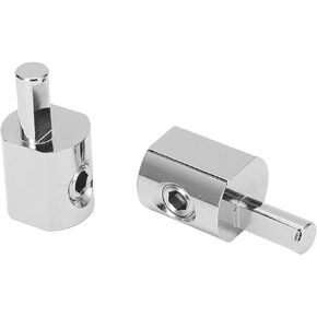 Amp Input Reducer, 2Pcs 1/0 Gauge to 4 Gauge 6061 Aluminum Amp Input Reducer Adapter Plated for Cars Boats