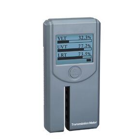 Window Tint Meter with Automatic Rotating Screen&Automatic Calibration, Portable Solar Tester Meter Tint Meter Measuring VL UV IR Transmittance and Rejection of Windows,Solar Window Film