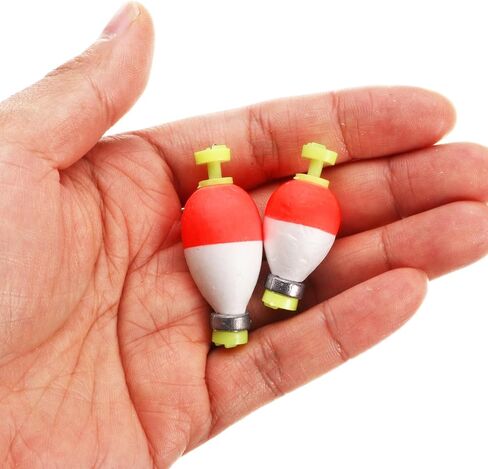 PATIKIL Fishing Bobbers Floats Pear Shape EVA Spring Foam Floats Weighted Bobbers for Bass Trout Freshwater Saltwater in Saudi Arabia
