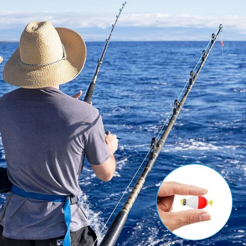 PATIKIL Fishing Bobbers Floats Pear Shape EVA Spring Foam Floats Weighted Bobbers for Bass Trout Freshwater Saltwater in Saudi Arabia