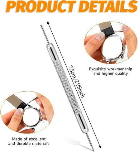 146 PCS Watch Band Remover Tool Kit, 8mm - 25mm Stainless Steel Watch Band Pins Replacement Watch Band Repair Spring Bar Tool and Tweezers Professional Watch Link Removal Tool for Watchmaker Supplies in Saudi Arabia