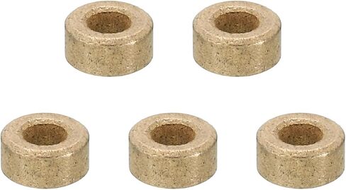 PATIKIL M3 Brass Spacers, 5 Pcs Metal Spacer Brass 3mm ID x 6mm OD x 6mm L Brass Spacers Screw Standoff for 1/8 Inch or M3 Screw in Saudi Arabia