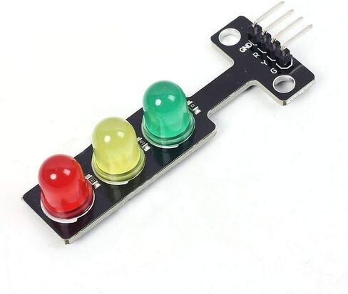 5 قطعة إشارة مرور صغيرة 5 فولت 5 مللي متر LED وحدة عرض لمجموعة Arduino Creative DIY in Kuwait