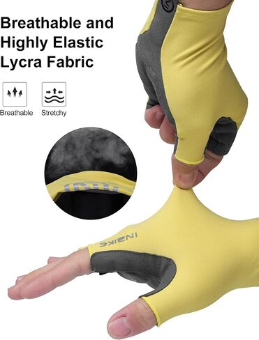 INBIKE Cycling Gloves with Anti-Slip Shock-Absorbing Pad, Half Finger Bike Gloves for Bicycle MTB Biking in Saudi Arabia