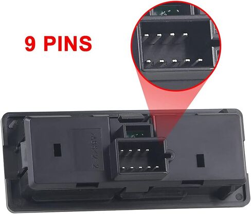WMPHE 4 Wheel Drive Selector Switch 4WD Transfer Case Switch متوافق مع Chevy & GMC K1500 1996-1999، K2500 Suburban، Tahoe، Suburban، 1996-2000 K2500، Yukon يستبدل OEM 15969707،19168766،901-154 in Saudi Arabia