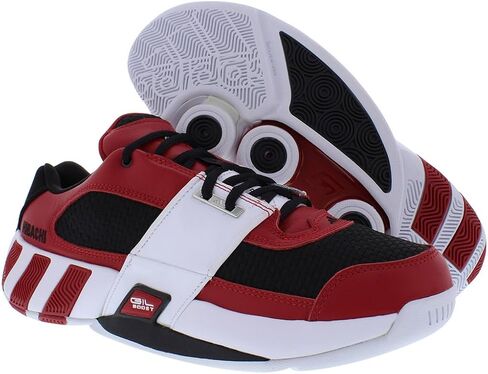 حذاء كرة السلة Agent GIL RESTOMOD للجنسين من adidas، أحمر/أبيض/أسود in Kuwait