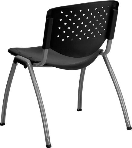 Flash Furniture HERCULES -5 Pack 880 lb. Capacity Green Plastic Stack Chair | Comfortable Seating with Durable Design in Saudi Arabia