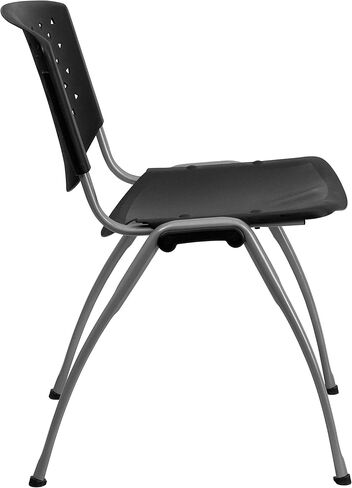 Flash Furniture HERCULES -5 Pack 880 lb. Capacity Green Plastic Stack Chair | Comfortable Seating with Durable Design in Saudi Arabia