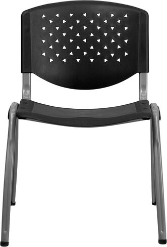 Flash Furniture HERCULES -5 Pack 880 lb. Capacity Green Plastic Stack Chair | Comfortable Seating with Durable Design in Saudi Arabia