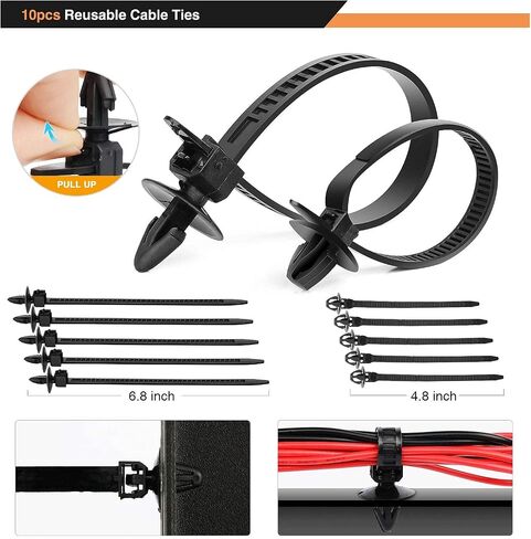 GOOACC 330Pcs Trim Removal Tool, Auto Push Pin Bumper Retainer Clip Set Fastener Terminal Remover Tool Adhesive Cable Clips Pry Kit Car Panel Radio Removal Auto Clip Pliers, Blue in Saudi Arabia