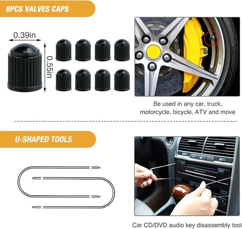 GOOACC 330Pcs Trim Removal Tool, Auto Push Pin Bumper Retainer Clip Set Fastener Terminal Remover Tool Adhesive Cable Clips Pry Kit Car Panel Radio Removal Auto Clip Pliers, Blue in Saudi Arabia