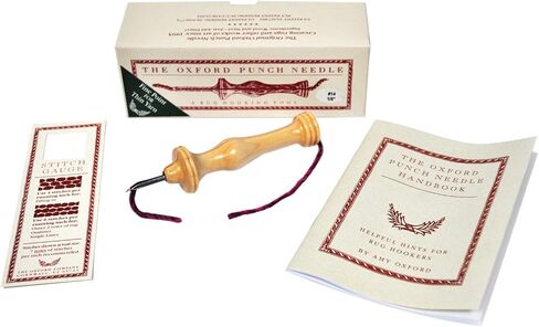 Oxford Wood Punch Needle Rug Hooking Tool The Mini #14 1/8" Fine in Saudi Arabia