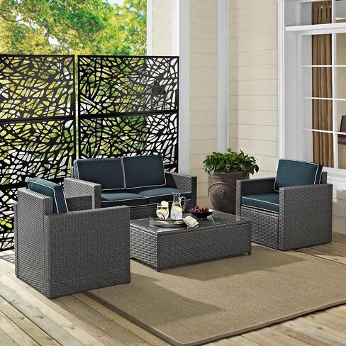 LUSPAZ Decorative Outdoor Privacy Screen Panels,Metal Material Patio Privacy Screen,Decorative Outdoor Divider with Stand for Outdoor Garden Backyard Patio Free Standing,Leaf-Shaped in Saudi Arabia