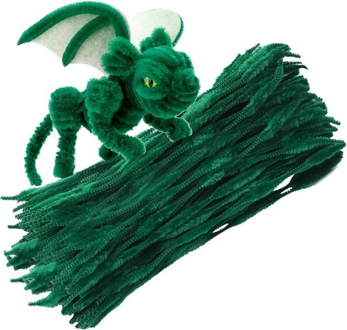 100 PCS Pipe Cleaners Chenille Stem, Bump Chenille Stems Pipe Cleaner, Red Pipe Cleaners Crafts Supplies for DIY Arts Crafts Decorations (Red) in Saudi Arabia