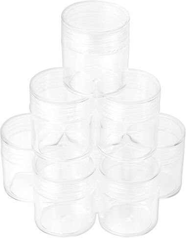 ZEONHEI 4 Pack 30 Grids Diamond Painting Bead Storage Containers, Clear Bead Organizers and Storage, Bead Containers Glitter Organizers for Diamond Art Supplies in Saudi Arabia