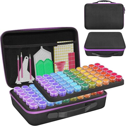 Diamond Painting Storage Container 60 Slots Diamond Art Accessories in Saudi Arabia