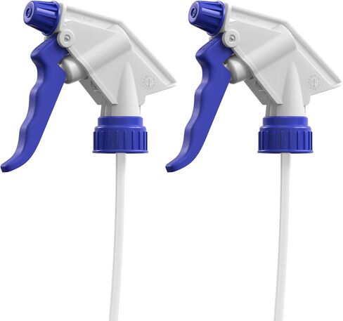 رشاشات بديلة Bar5F مكونة من قطعتين لزجاجات 16 أونصة أو 24 أونصة أو 32 أونصة، مقاومة للماء والمواد الكيميائية (عبوتان، سلسلة SPM (أزرق)) in Kuwait