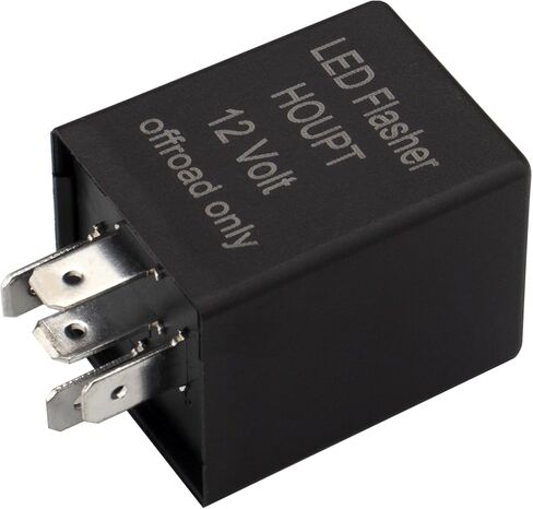 HOPUT 5 Pin LED Flasher Relay EP27 FL27، إصلاح مصابيح إشارة الانعطاف LED وميض وميض مفرط وتحذير من حرق اللمبة، حزمة من 1 in Kuwait