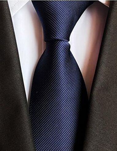 Fashion 3D Printed Shark Fierce Blue Mens Ties - Neckties Gift for Men, Boys, Teens in Kuwait