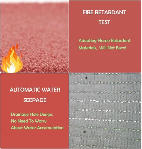 سجادة رمي الكرة اللينة مقاس 10 × 3 بوصات من Supvision مطاط رمي الكرة اللينة مع خط طاقة إسفنجي 5 مم متين وغير قابل للانزلاق in Kuwait