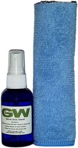 مجموعة منظف الأحذية GW للأحذية والأحذية الرياضية مع قطعة قماش فاخرة من الألياف الدقيقة in Kuwait