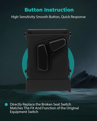 SCITOO Seat Switch Passenger Side for Chrysler 300 2006-2016 for Chrysler Town & Country 2010-2011 for Dodge Charger 2011-2019 Power Seat Adjuster Switch 56049432AD, 56049432AE, 68041019AA in Saudi Arabia