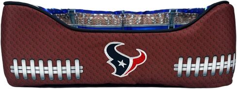 سرير للكلاب من NFL Houston Texans Stadium، وسرير وسادة للحيوانات الأليفة للكلاب، وسرير رياضي لكرة القدم للكلاب ووسادة صالة in Saudi Arabia