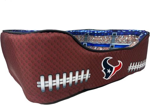 سرير للكلاب من NFL Houston Texans Stadium، وسرير وسادة للحيوانات الأليفة للكلاب، وسرير رياضي لكرة القدم للكلاب ووسادة صالة in Saudi Arabia